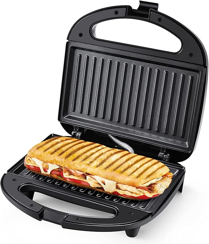 Refura Sandwich Maker – 750W Non-Stick Grilled Sandwich Press