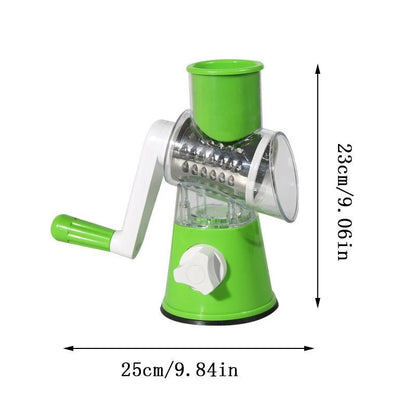 Table Top Drum Grater – Manual Vegetable Slicer & Cheese Grater